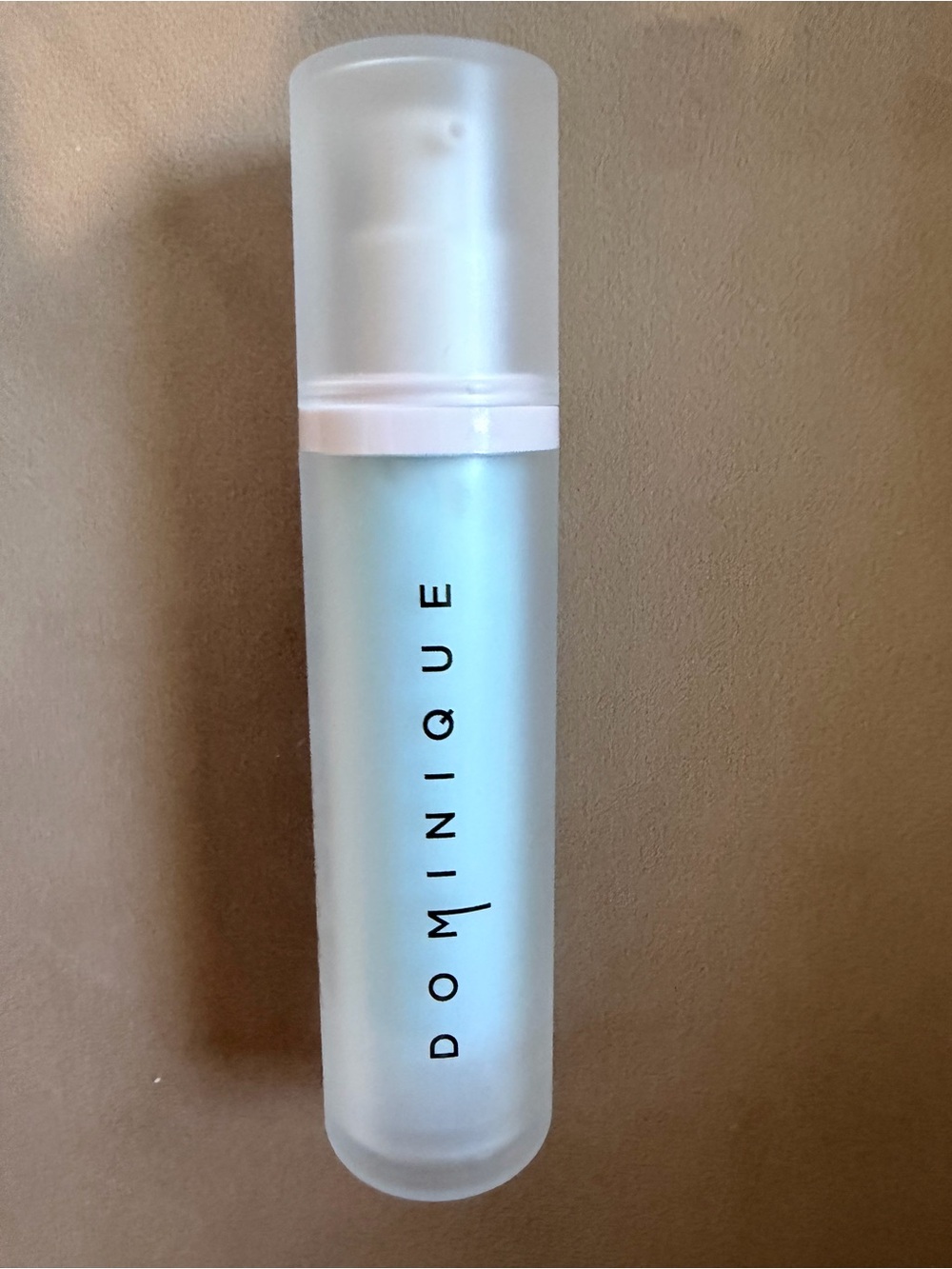 Dominique Frosted Light Blue Pump Dispenser